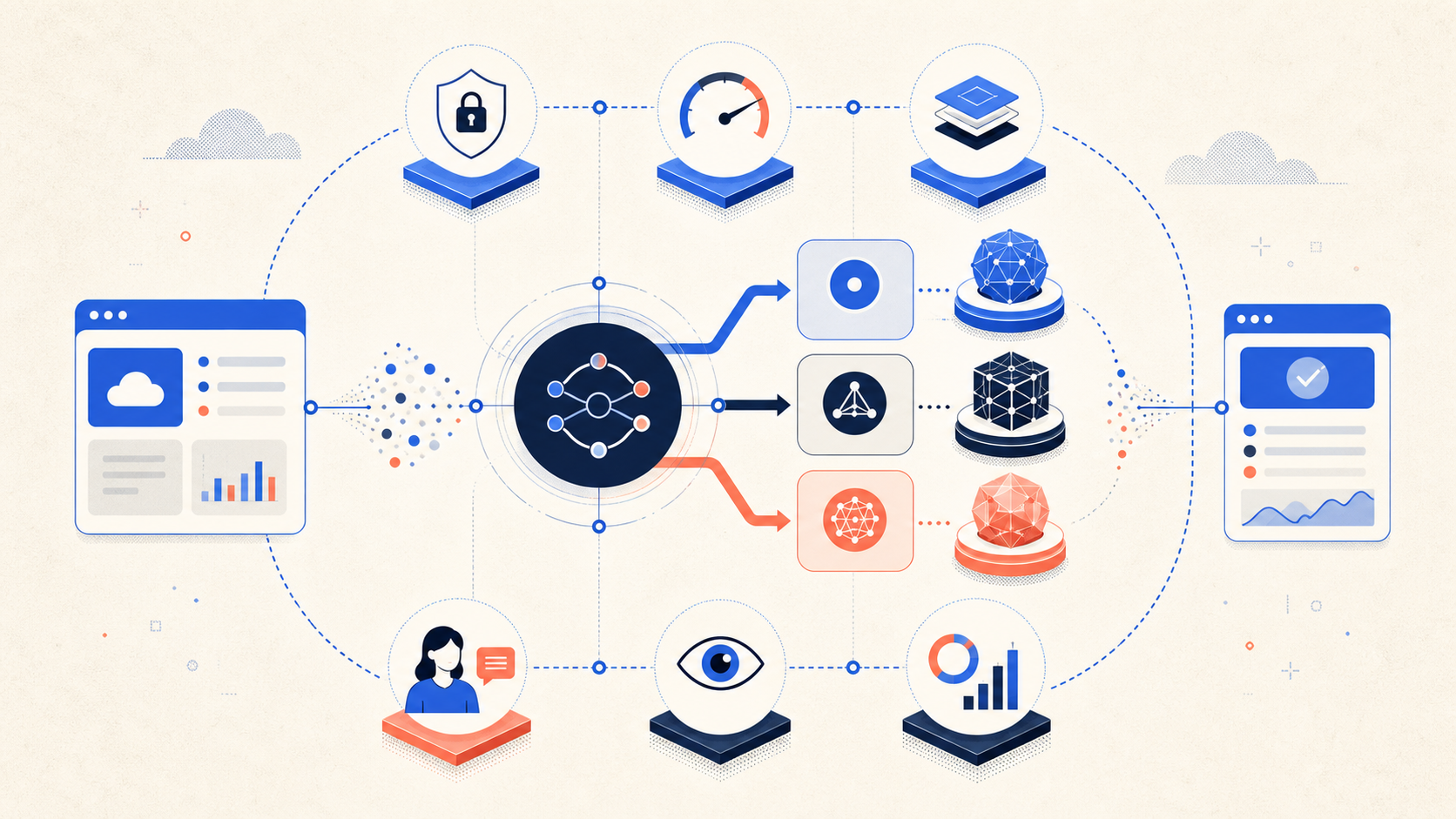 Conceptual diagram explaining GenAI in the Enterprise SaaS Ecosystem: A Staff Engineer's Integration Playbook